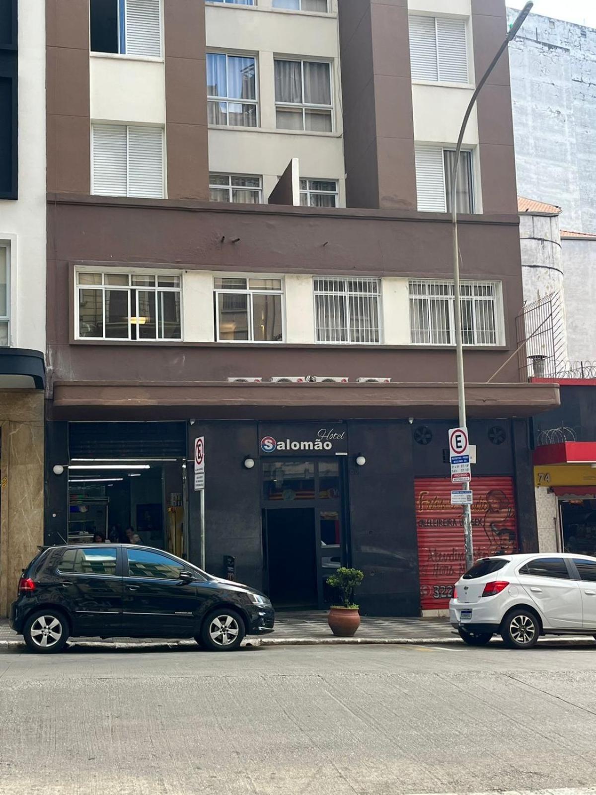 סאו פאולו Hotel Salomao - Proximo A 25 De Marco, Bom Retiro, Bras E Rua Santa Efigenia, A 2 Minutos Do Mirante Sampa Sky E Pista De Skate Anhangabau מראה חיצוני תמונה