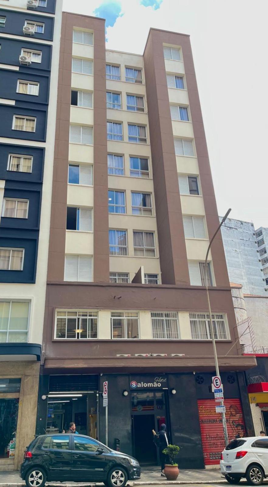 סאו פאולו Hotel Salomao - Proximo A 25 De Marco, Bom Retiro, Bras E Rua Santa Efigenia, A 2 Minutos Do Mirante Sampa Sky E Pista De Skate Anhangabau מראה חיצוני תמונה