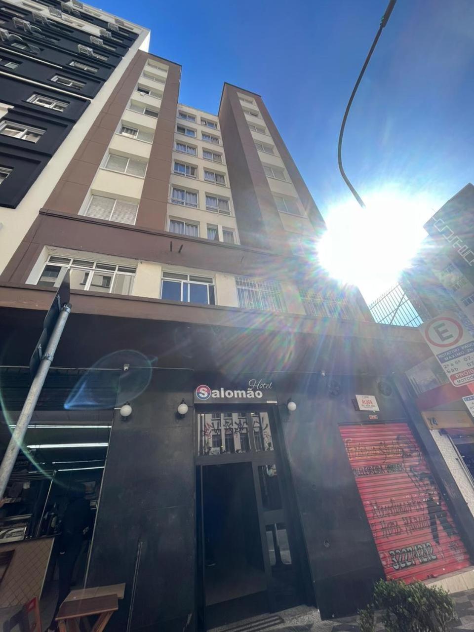 סאו פאולו Hotel Salomao - Proximo A 25 De Marco, Bom Retiro, Bras E Rua Santa Efigenia, A 2 Minutos Do Mirante Sampa Sky E Pista De Skate Anhangabau מראה חיצוני תמונה